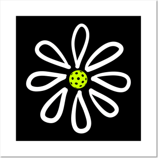 Pickleball shirts, Flower Daisy pickleball center Posters and Art